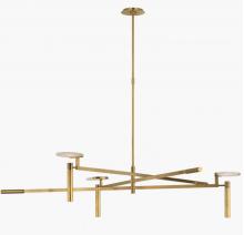 Visual Comfort & Co. Signature Collection KW 5603AB-ALB - Melange Grande Floating Disc Chandelier