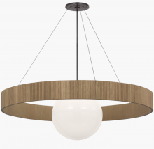 Visual Comfort & Co. Signature Collection WS 5002BZ/NO-WG - Arena 53" Ring and Globe Chandelier