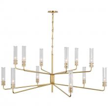 Visual Comfort & Co. Signature Collection ARN 5486HAB-CG - Casoria Grande Two Tier Chandelier