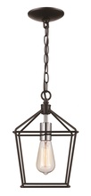 Trans Globe 30261 BK-PC - Lacey Too 1-Light Lantern Pendant