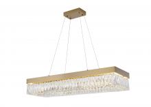 Bethel International FT97C40G - LED Chandelier Stainless Steel & Crystal