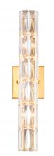 Bethel International MBC11031-450G - Wall Sconce Metal & Crystal