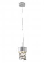 Bethel International ZL13S-SLV - LED Pendant Metal & Crystal