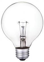 Westinghouse 0312000 - 60W G25 Incandescent Clear E26 (Medium) Base, 120 Volt, Box