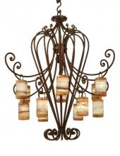 Santangelo Lighting & Design CH-CMPN-2T - Campana 2 Tier Chandelier