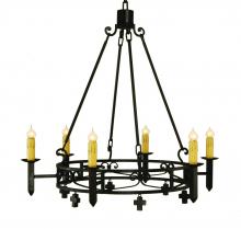 Santangelo Lighting & Design CH-MSSNFRG-6L - Mission Forge 6-light Chandelier