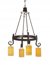 Santangelo Lighting & Design CH-NTBS-4L - Antibes 4-light Chandelier