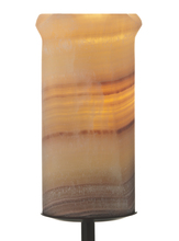 Santangelo Lighting & Design FSO-STNDRD-AWR - Standard Onyx Shade - Amber with Red Veining