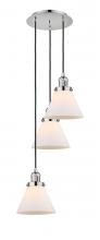 Innovations Lighting 113F-3P-PN-G41 - Cone - 3 Light - 14 inch - Polished Nickel - Cord hung - Multi Pendant