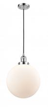 Innovations Lighting 201C-PC-G201-12 - Beacon - 1 Light - 12 inch - Polished Chrome - Cord hung - Mini Pendant