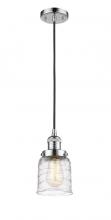 Innovations Lighting 201C-PC-G513 - Bell - 1 Light - 5 inch - Polished Chrome - Cord hung - Mini Pendant