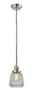 Innovations Lighting 201C-PN-G142 - Chatham - 1 Light - 7 inch - Polished Nickel - Cord hung - Mini Pendant