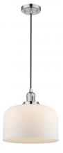 Innovations Lighting 201C-PN-G71-L - Bell - 1 Light - 12 inch - Polished Nickel - Cord hung - Mini Pendant