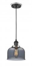 Innovations Lighting 201CBP-BKPN-G73 - Bell - 1 Light - 8 inch - Matte Black - Cord hung - Mini Pendant