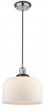 Innovations Lighting 201CBP-PNBK-G71-L - Bell - 1 Light - 12 inch - Polished Nickel - Cord hung - Mini Pendant