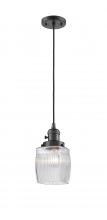 Innovations Lighting 201CSW-OB-G302 - Colton - 1 Light - 6 inch - Oil Rubbed Bronze - Cord hung - Mini Pendant