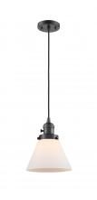 Innovations Lighting 201CSW-OB-G41 - Cone - 1 Light - 8 inch - Oil Rubbed Bronze - Cord hung - Mini Pendant