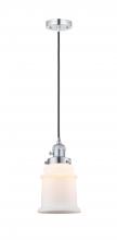 Innovations Lighting 201CSW-PC-G181 - Canton - 1 Light - 6 inch - Polished Chrome - Cord hung - Mini Pendant