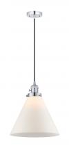 Innovations Lighting 201CSW-PC-G41-L - Cone - 1 Light - 12 inch - Polished Chrome - Cord hung - Mini Pendant