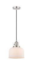 Innovations Lighting 201CSW-PN-G71 - Bell - 1 Light - 8 inch - Polished Nickel - Cord hung - Mini Pendant