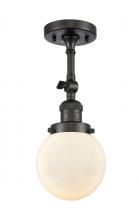 Innovations Lighting 201F-OB-G201-6 - Beacon - 1 Light - 6 inch - Oil Rubbed Bronze - Semi-Flush Mount