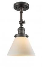 Innovations Lighting 201F-OB-G41 - Cone - 1 Light - 8 inch - Oil Rubbed Bronze - Semi-Flush Mount