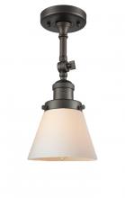 Innovations Lighting 201F-OB-G61 - Cone - 1 Light - 6 inch - Oil Rubbed Bronze - Semi-Flush Mount