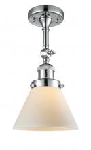 Innovations Lighting 201F-PC-G41 - Cone - 1 Light - 8 inch - Polished Chrome - Semi-Flush Mount