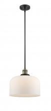 Innovations Lighting 201S-BAB-G71-L - Bell - 1 Light - 12 inch - Black Antique Brass - Stem Hung - Mini Pendant