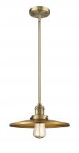 Innovations Lighting 201S-BB-MFR-BB-12-LED - Appalachian - 1 Light - 12 inch - Brushed Brass - Stem Hung - Mini Pendant