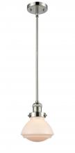 Innovations Lighting 201S-PN-G321 - Olean - 1 Light - 7 inch - Polished Nickel - Stem Hung - Mini Pendant