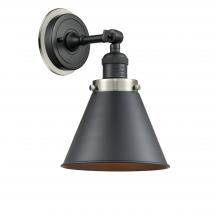 Innovations Lighting 203BK-BPSN-HRSN-M13-BK - Appalachian - 1 Light - 8 inch - Matte Black - Sconce