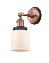 Innovations Lighting 203BP-ACBK-G51 - Bell - 1 Light - 5 inch - Antique Copper - Sconce