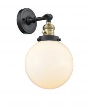 Innovations Lighting 203SW-BAB-G201-8 - Beacon - 1 Light - 8 inch - Black Antique Brass - Sconce