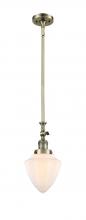 Innovations Lighting 206-AB-G661-7 - Bullet - 1 Light - 7 inch - Antique Brass - Stem Hung - Mini Pendant