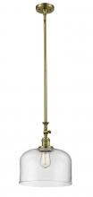 Innovations Lighting 206-AB-G72-L - Bell - 1 Light - 12 inch - Antique Brass - Stem Hung - Adjustable Mini Pendant