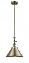 Innovations Lighting 206-AB-M10-AB - Briarcliff - 1 Light - 10 inch - Antique Brass - Stem Hung - Mini Pendant