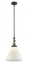 Innovations Lighting 206-BAB-G41-L - Cone - 1 Light - 12 inch - Black Antique Brass - Stem Hung - Mini Pendant