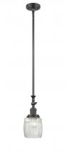 Innovations Lighting 206-OB-G302 - Colton - 1 Light - 6 inch - Oil Rubbed Bronze - Stem Hung - Mini Pendant