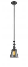 Innovations Lighting 206-OB-G63 - Cone - 1 Light - 6 inch - Oil Rubbed Bronze - Stem Hung - Mini Pendant