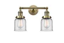 Innovations Lighting 208-AB-G52 - Bell - 2 Light - 16 inch - Antique Brass - Adjustable Bath Vanity Light