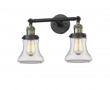 Innovations Lighting 208-BAB-G192 - Bellmont - 2 Light - 17 inch - Black Antique Brass - Bath Vanity Light