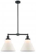 Innovations Lighting 209-OB-G41-L - Cone - 2 Light - 21 inch - Oil Rubbed Bronze - Stem Hung - Island Light