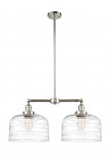 Innovations Lighting 209-PN-G713-L - Bell - 2 Light - 21 inch - Polished Nickel - Stem Hung - Island Light