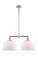 Innovations Lighting 209-PN-G71-L - Bell - 2 Light - 21 inch - Polished Nickel - Stem Hung - Island Light