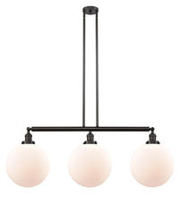 Innovations Lighting 213-OB-G201-12 - Beacon - 3 Light - 44 inch - Oil Rubbed Bronze - Stem Hung - Island Light