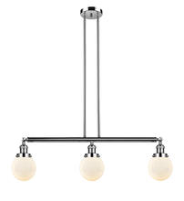 Innovations Lighting 213-PN-G201-6 - Beacon - 3 Light - 39 inch - Polished Nickel - Stem Hung - Island Light