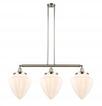 Innovations Lighting 213-PN-G661-12 - Bullet - 3 Light - 40 inch - Polished Nickel - Stem Hung - Island Light