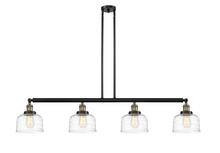 Innovations Lighting 214-BAB-G713-LED - Bell - 4 Light - 53 inch - Black Antique Brass - Stem Hung - Island Light