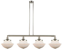 Innovations Lighting 214-PN-G541-LED - Oxford - 4 Light - 54 inch - Polished Nickel - Stem Hung - Island Light